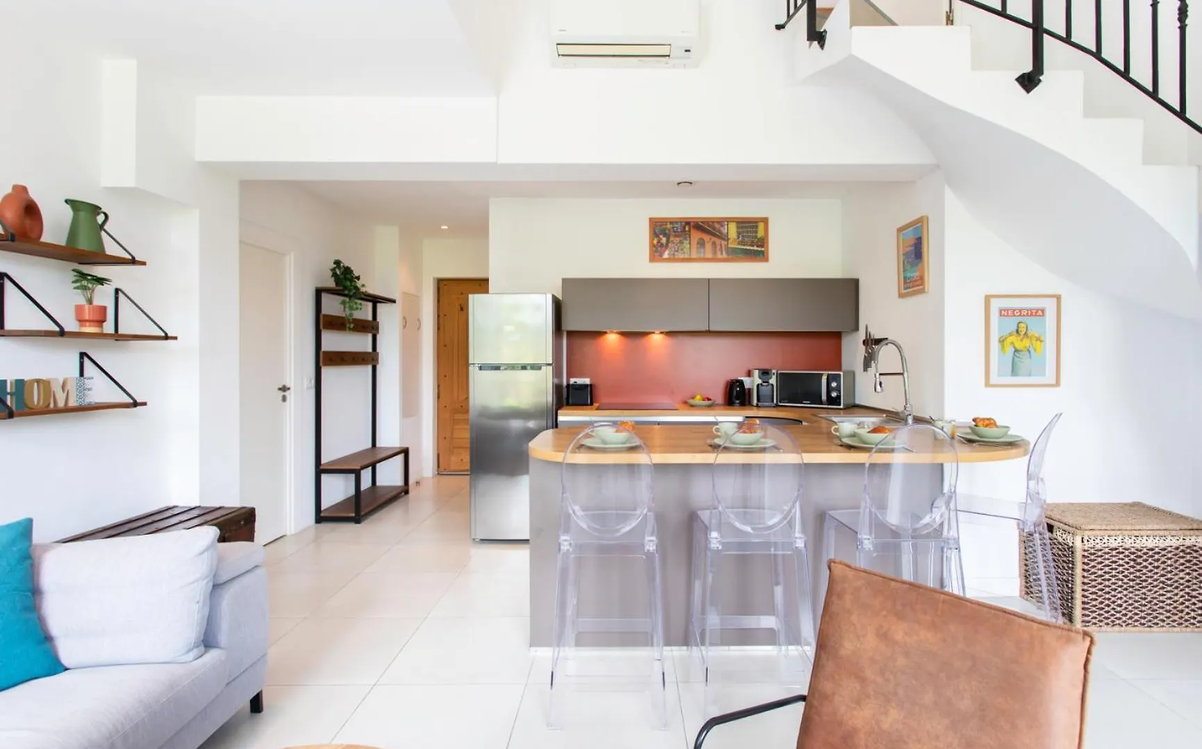 C12 - 2 Bdr Duplex In Mougins - 2 Parking Spaces, Ac, Balcony & Pool